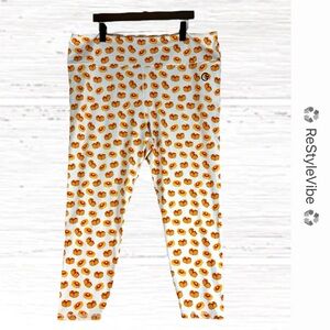 CHRISTINA GRRRL Women’s Plus Size 3X Leggings Novelty Pancakes Breakfast Stretch